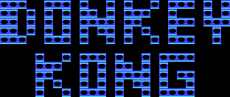 Title screen for the NES game Donkey Kong.