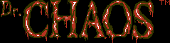 Title screen for the NES game Dr. Chaos.
