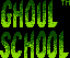 Title screen for the NES game Ghoul School.