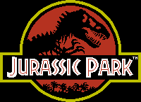 Title screen for the NES game Jurassic Park.