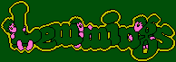 Title screen for the NES game Lemmings.