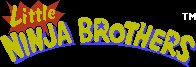 Title screen for the NES game Little Ninja Brothers.