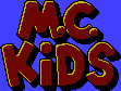 Title screen for the NES game M.C. Kids.