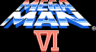 Title screen for the NES game Mega Man VI.