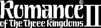 Title screen for the NES game Romance Of The Three Kingdoms II.