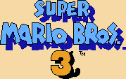 Title screen for the NES game Super Mario Bros. 3.