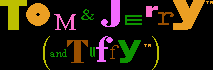 Title screen for the NES game Tom & Jerry (And Tuffy).