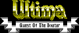 Title screen for the NES game Ultima: Quest Of The Avatar.