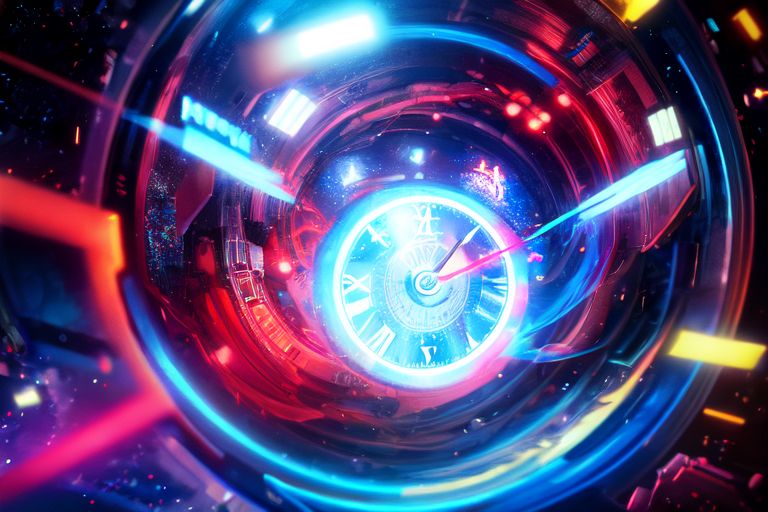 Fantasy image of a clock.