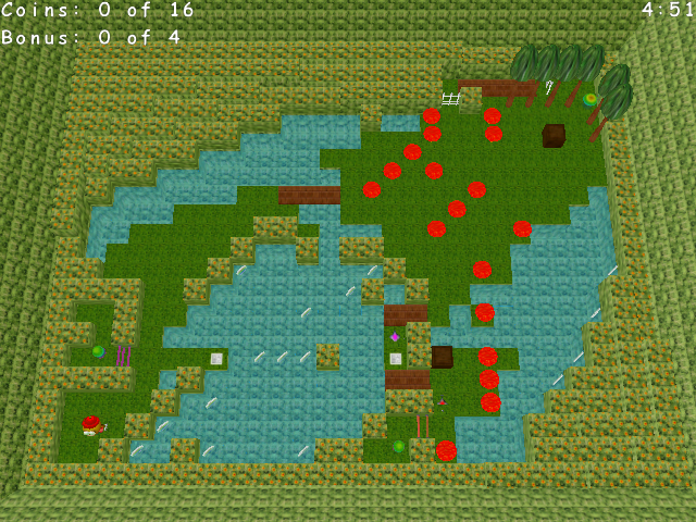 Map of Deluxe Qookie's Cottage: Discovery At Mountain Lake for the PC game Return Of The Phantom.