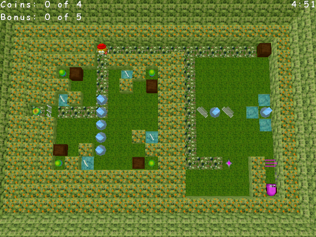 Map of Deluxe Qookie's Cottage: Friend Or Foe for the PC game Return Of The Phantom.
