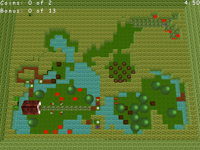 Map of Deluxe Qookie's Cottage: Introducing Qookie for the PC game Return Of The Phantom.