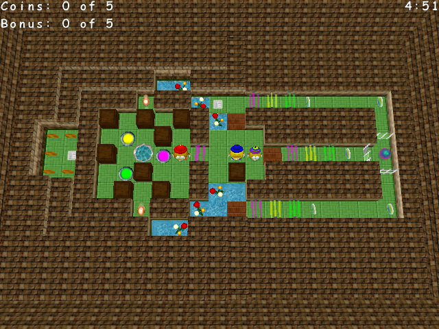 Map of Deluxe Qookie's Cottage: New Friends for the PC game Return Of The Phantom.