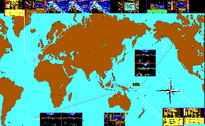 Thumbnail for a map of Routes for the PC game 20000 Leagues Under The Sea.