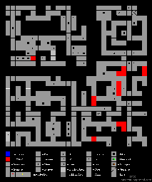 Thumbnail for a map of Area 06: The Steps (1) for the PC game Abandoned Places: A Time For Heroes.