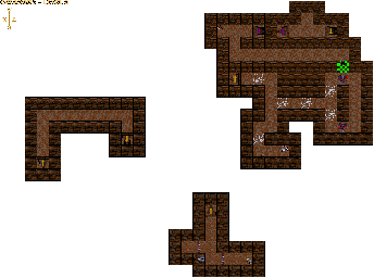 Thumbnail for a map of Catacombs Level 2 for the PC game Advanced Dungeons & Dragons: Eye Of The Beholder II - The Legend Of Darkmoon.