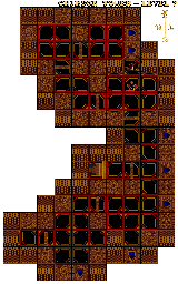 Thumbnail for a map of Crimson Tower Level 7 for the PC game Advanced Dungeons & Dragons: Eye Of The Beholder II - The Legend Of Darkmoon.