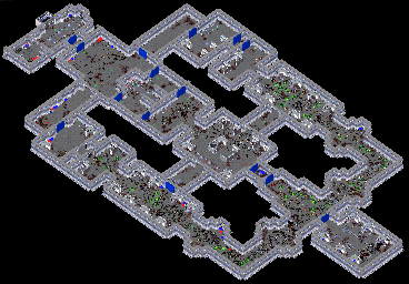 Thumbnail for a map of Level 09 for the PC game Alien Shooter 2: Reloaded.