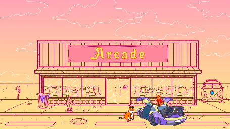 Thumbnail for a map of 1980 Entrance for the PC game An Arcade Full Of Cats.