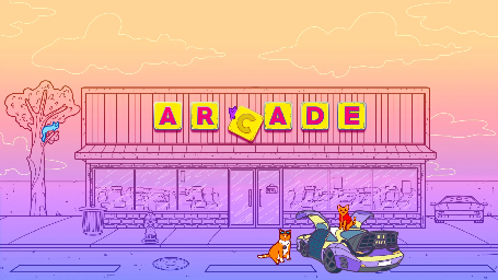 Thumbnail for a map of 1990 Entrance for the PC game An Arcade Full Of Cats.