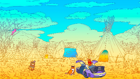 Thumbnail for a map of 3000 BC Entrance for the PC game An Arcade Full Of Cats.