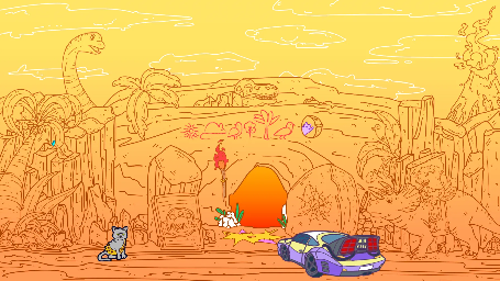 Thumbnail for a map of 65000000 BC Entrance for the PC game An Arcade Full Of Cats.