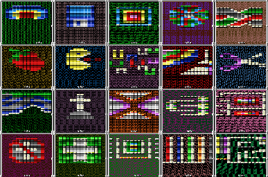 Thumbnail for a map of Shareware Levels for the PC game Aquanoid.