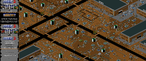 Thumbnail for a map of Mission 1: Chemical Weapons Factory for the PC game Arnie 2.