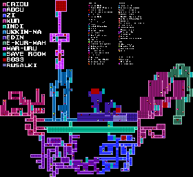 Thumbnail for a map of Sudra (In-Game Map) (Items) for the PC game Axiom Verge.
