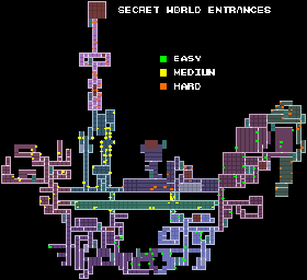 Thumbnail for a map of Sudra (In-Game Map) (Secret World Entrances) for the PC game Axiom Verge.