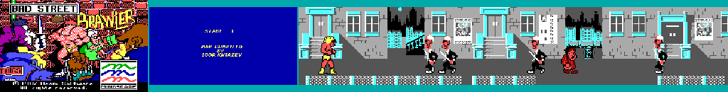Thumbnail for a map of Stage 1 for the PC game Bad Street Brawler.
