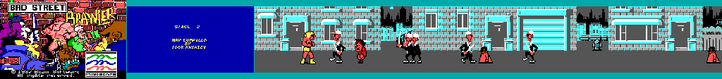 Thumbnail for a map of Stage 2 for the PC game Bad Street Brawler.