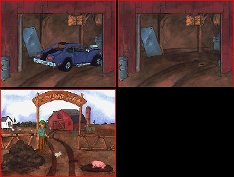 Thumbnail for a map of Podunk Farm for the PC game Beavis And Butt-Head In Virtual Stupidity.