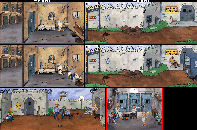 Thumbnail for a map of Prison for the PC game Beavis And Butt-Head In Virtual Stupidity.
