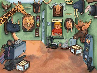 Thumbnail for a map of Taxidermist for the PC game Beavis And Butt-Head In Virtual Stupidity.