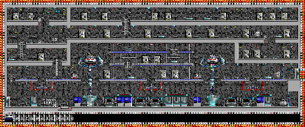 Thumbnail for a map of Episode One: Dr. Mangle's Lab Computer Core for the PC game Bio Menace.
