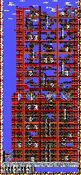 Thumbnail for a map of Episode One: Dr. Mangle's Lab High Rise for the PC game Bio Menace.