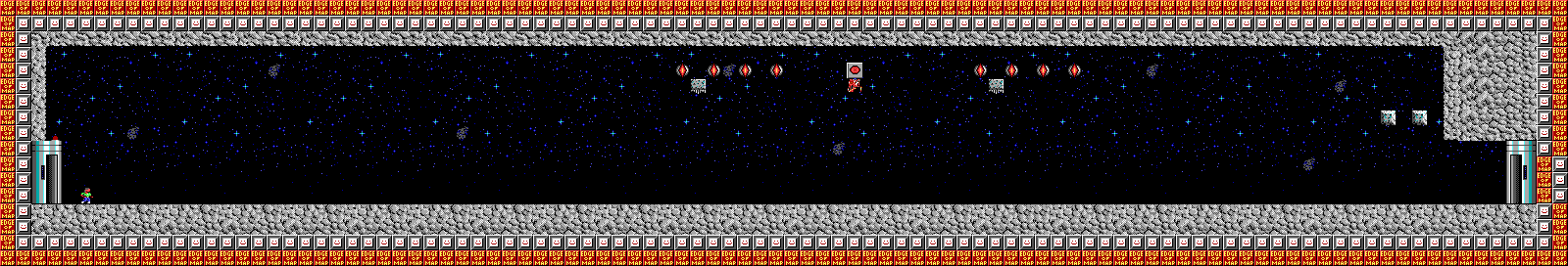 Thumbnail for a map of Episode One: Dr. Mangle's Lab Secret Level 4 for the PC game Bio Menace.
