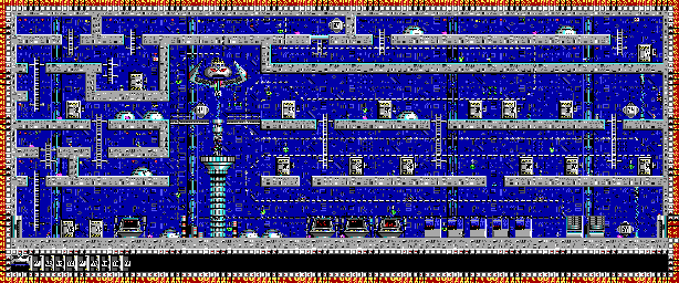 Thumbnail for a map of Episode Three: Master Cain Cyborg Trouble for the PC game Bio Menace.