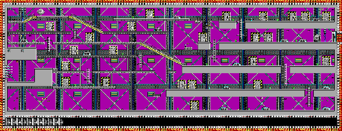 Thumbnail for a map of Episode Three: Master Cain Fort Entrance for the PC game Bio Menace.