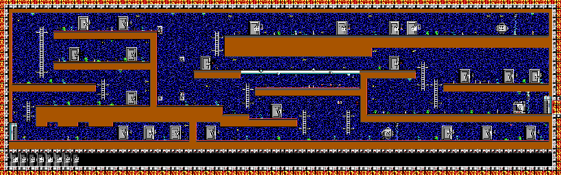 Thumbnail for a map of Episode Three: Master Cain Mutants Attack for the PC game Bio Menace.