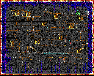 Thumbnail for a map of Episode Two: The Hidden Lab Ant Town for the PC game Bio Menace.