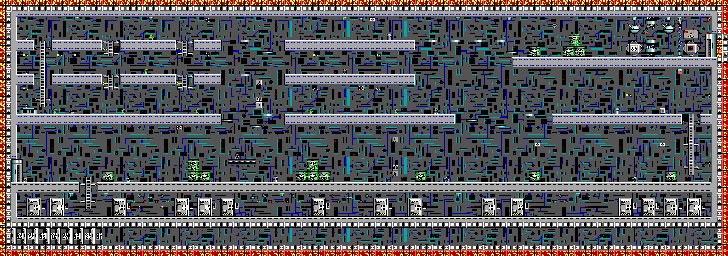 Thumbnail for a map of Episode Two: The Hidden Lab Gauntlet 3 for the PC game Bio Menace.