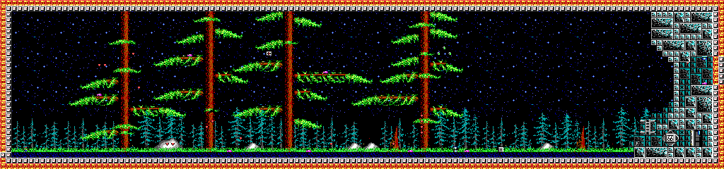 Thumbnail for a map of Episode Two: The Hidden Lab Woods for the PC game Bio Menace.