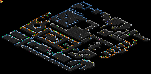 Thumbnail for a map of Mission 1: STAR Institute Floor 07: Ammunition And Weaponry Storage for the PC game Blake Stone: Aliens Of Gold.