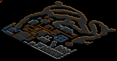 Thumbnail for a map of Mission 3: Underground Network Floor 02: Network Operations And Control for the PC game Blake Stone: Aliens Of Gold.