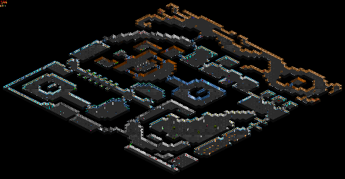 Thumbnail for a map of Mission 3: Underground Network Floor 03: Lunar Explorations for the PC game Blake Stone: Aliens Of Gold.