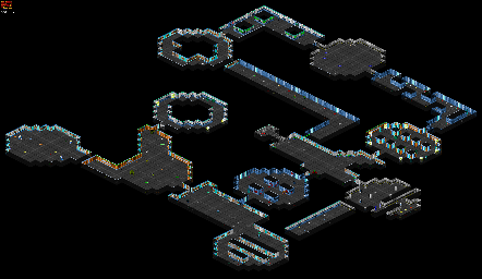 Thumbnail for a map of Mission 4: STAR Port Floor 08: Bio-Morphing Labs for the PC game Blake Stone: Aliens Of Gold.