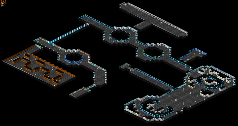 Thumbnail for a map of Mission 4: STAR Port Floor 09: Cryo-Storage Level for the PC game Blake Stone: Aliens Of Gold.