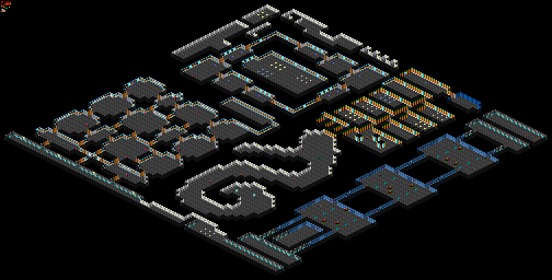 Thumbnail for a map of Mission 4: STAR Port Secret: Hidden Habitat Storage for the PC game Blake Stone: Aliens Of Gold.